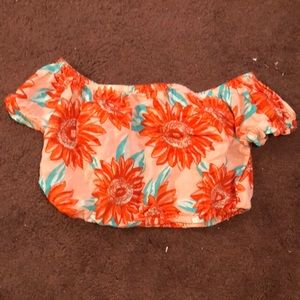 Aerie off the shoulder crop top